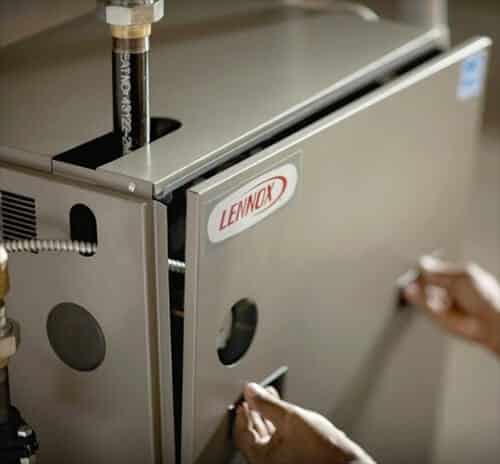 Lennox furnace installed by Comfort Zone