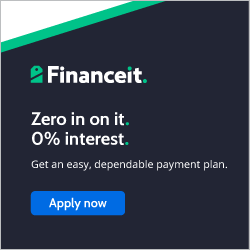 Financeit: Zero in on it. 0% interest